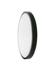 7635-Plafoniera LED Rotonda  Colore Nero d mm h mm  IP-1