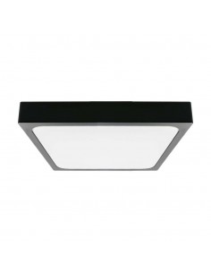 7650-Plafoniera LED Quadrata  Colore Nero  IP-1