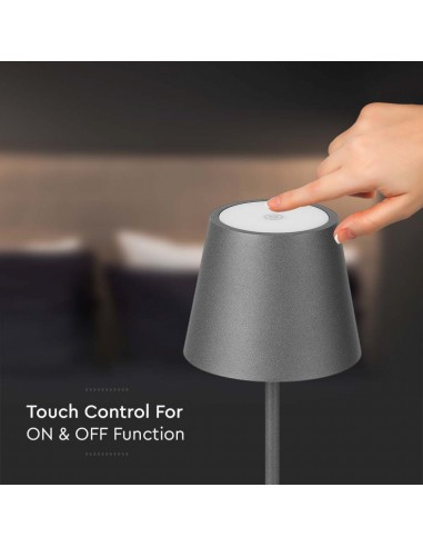 Lampada LED da Tavolo 2W Grigio in...