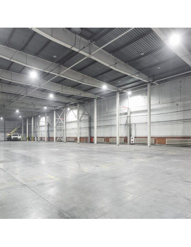 7656-Campana Industriale LED  LM/W UFO Driver MW Mean Well   Dimmerabile -4