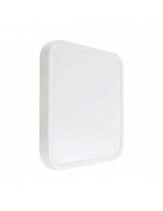 76681-24-Plafoniera LED Quadrata  Chip Samsung con Telecomando e Sensore di Movimento a Microonde Colore Bianco  IP-1