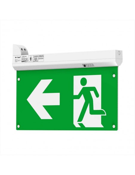 7675-Lampada LED di emergenza con Installazione in e Pulsante di Autotest-1