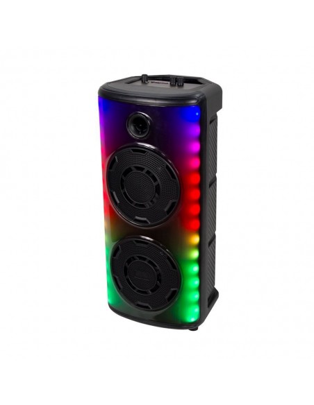 Altoparlante Trolley Ricaricabile 20W con Microfono Cablato Telecomando e Casse 2 * 8 pollici