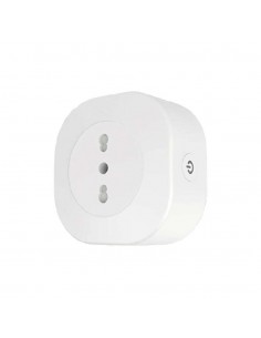 7698-Presa Singola per Schuko Colore Bianco Compatibile con Google Home e Amazon Alexa-1