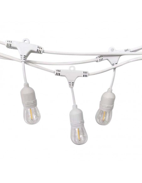 7699-Catenaria m LED E Colore Bianco con Presa e Spina EU  Lampadine NON incluse-1