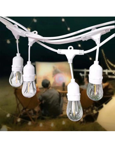 7699-Catenaria m LED E Colore Bianco con Presa e Spina EU  Lampadine NON incluse-3