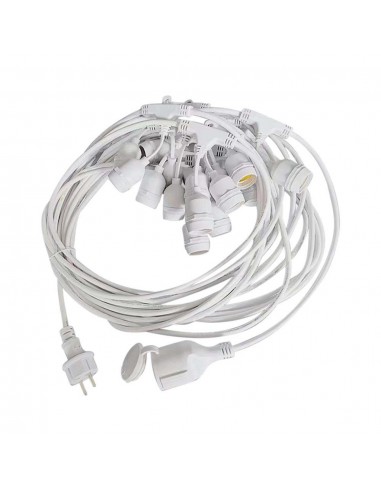 7699-Catenaria m LED E Colore Bianco con Presa e Spina EU  Lampadine NON incluse-6