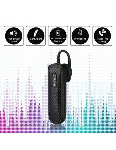 7700-Auricolare Bluetooth mAh Colore Nero-6