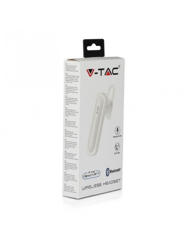 7701-Auricolare Bluetooth mAh Colore Bianco-2