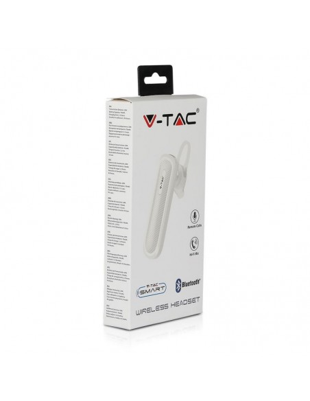 7701-Auricolare Bluetooth mAh Colore Bianco-2