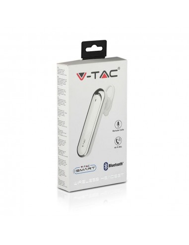 7703-Auricolare Bluetooth mAh Colore Bianco-2