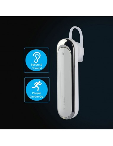 7703-Auricolare Bluetooth mAh Colore Bianco-5