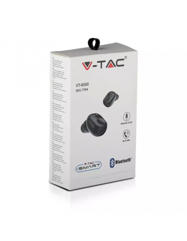 7704-Auricolare Bluetooth mAh Colore Nero-2