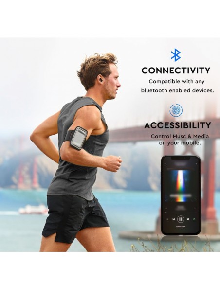 7704-Auricolare Bluetooth mAh Colore Nero-7