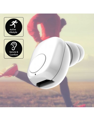 7705-Auricolare Bluetooth mAh Colore Bianco-6