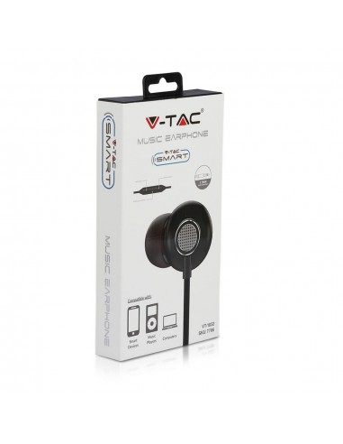 7706-Auricolari con Cavo Jack  Colore Grigio-2