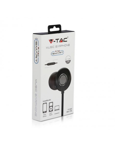 7706-Auricolari con Cavo Jack  Colore Grigio-2