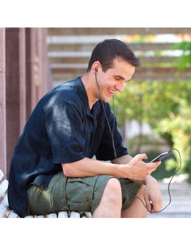 7706-Auricolari con Cavo Jack  Colore Grigio-4