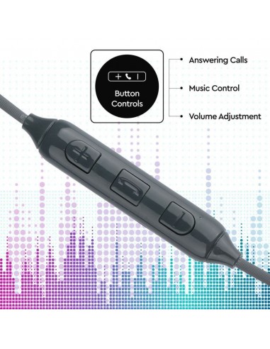 7706-Auricolari con Cavo Jack  Colore Grigio-6