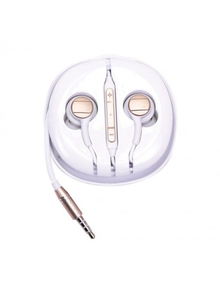 7707-Auricolari con Cavo Jack  Colore Oro-1