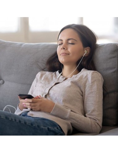 7707-Auricolari con Cavo Jack  Colore Oro-3