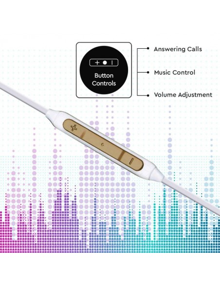 7707-Auricolari con Cavo Jack  Colore Oro-5