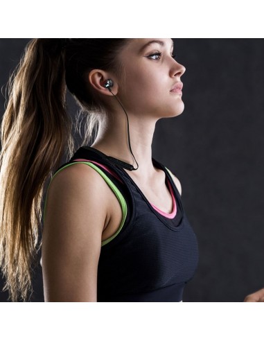 7710-Auricolari Bluetooth Collegate con Cavo mAh Colore Nero-4