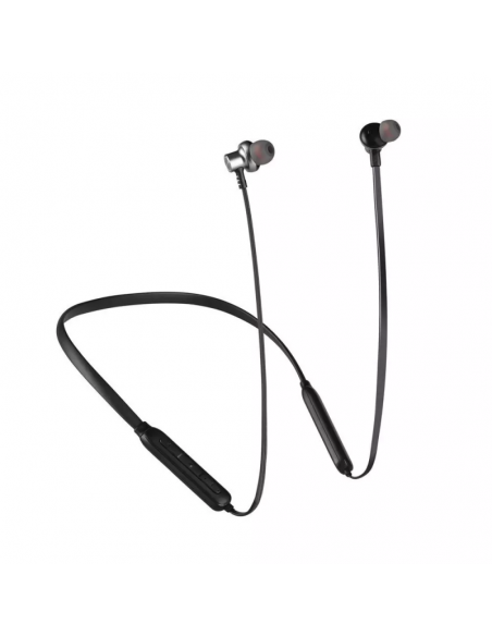 7710-Auricolari Bluetooth Collegate con Cavo mAh Colore Nero-5