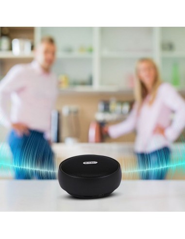 7718-Speaker Bluetooth Portatile  con Microfono e Slot per Scheda TF Batteria da mAh Colore Nero-4