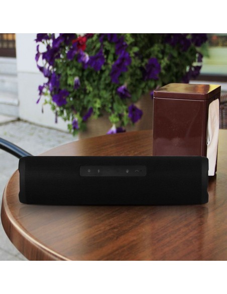 7726-Altoparlante Bluetooth Portatile con Microfono e Pulsante Touch con FM AUX/USB e TF Funzione TWS e Batteria da mah-5