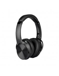 7727-Cuffia Senza Fili Bluetooth con Testa Rotante mAh Colore Nero con Custodia-1