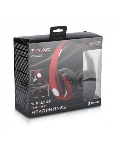 7730-Cuffia Senza Fili Bluetooth con Testa Regolabile mAh Colore Nero con Custodia-2