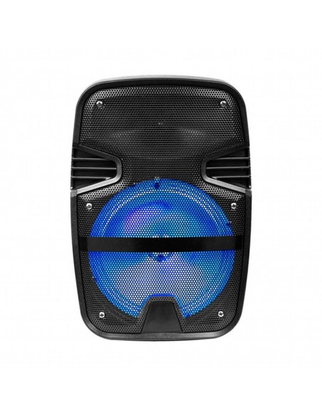 7735-Altoparlante Trolley Ricaricabile  Microfono Cablato Telecomando RGB per Cassa  pollici-1