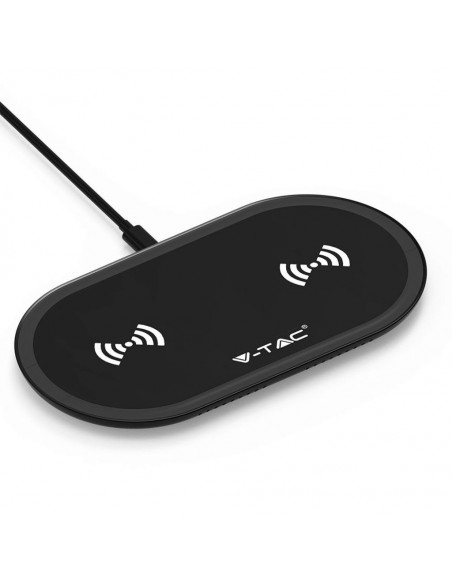 7741-Caricatore Wireless a Pad  Colore Nero-1
