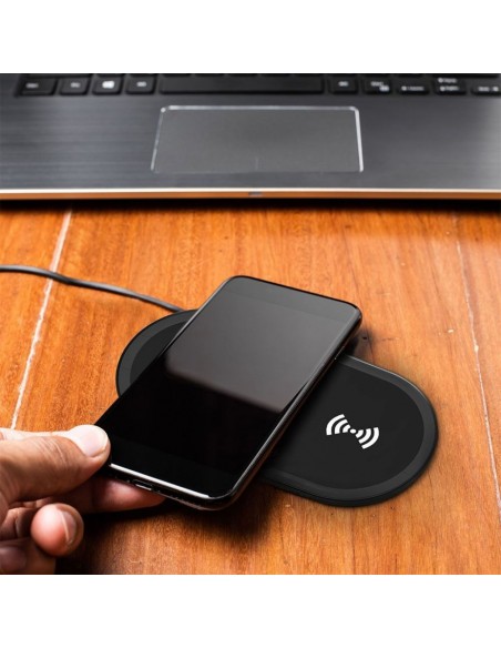 7741-Caricatore Wireless a Pad  Colore Nero-2