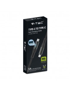 7746-Cavo da USB Tipo-C a USB Tipo-C m Ricarica Rapida A  con Display LED Colore Nero-1 2