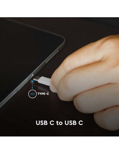 7746-Cavo da USB Tipo-C a USB Tipo-C m Ricarica Rapida A  con Display LED Colore Nero-6