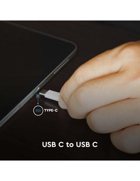 7746-Cavo da USB Tipo-C a USB Tipo-C m Ricarica Rapida A  con Display LED Colore Nero-6