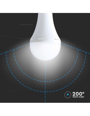 7795-Lampadina LED Utilizzabile Come Torcia E  A con Batteria da h -7