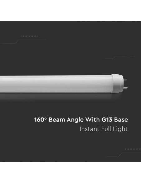 7799-Tubo LED T G  in Vetro cm Incluso Starter Non Ruotabile pz -6