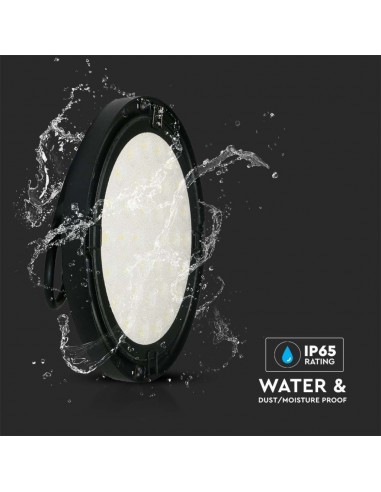 7808-Campana LED SMD Industriale  LM/W UFO Colore Nero   -7