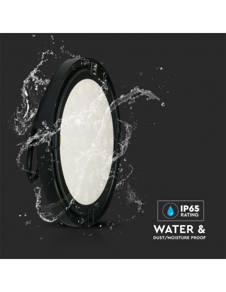 7808-Campana LED SMD Industriale  LM/W UFO Colore Nero   -7