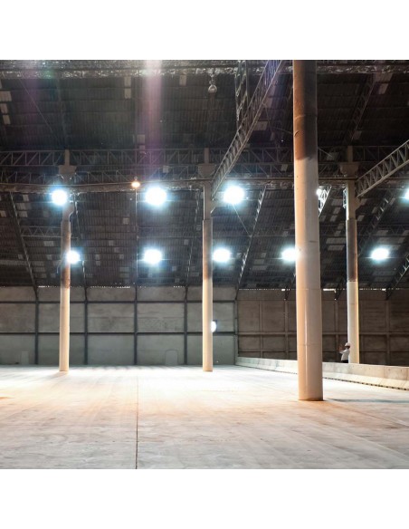 7812-Campana LED SMD Industriale  LM/W UFO Colore Nero   -3