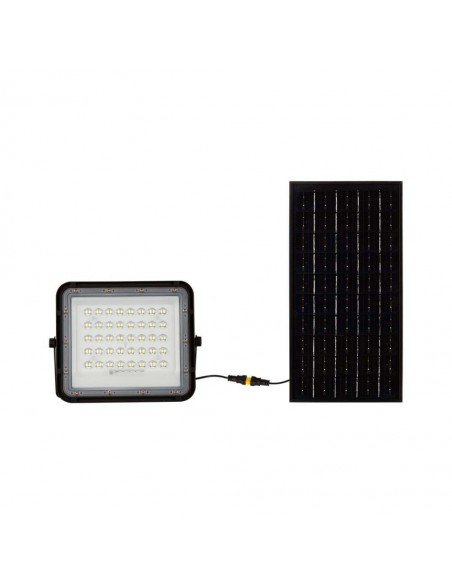 7823-Faro LED con Telecomando e Pannello Solare  Batteria sostituibile Cavo da m Colore Nero  -6
