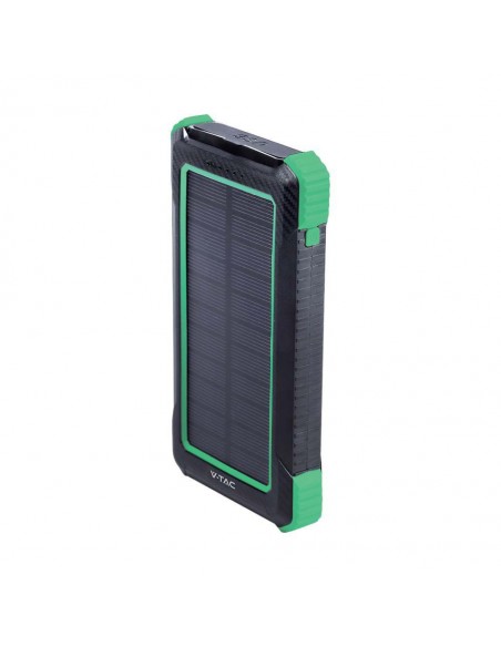 7835-Power Bank mAh  con Pannello Solare e Ricarica Wireless  USB Type-C Micro-USB Colore Nero-5