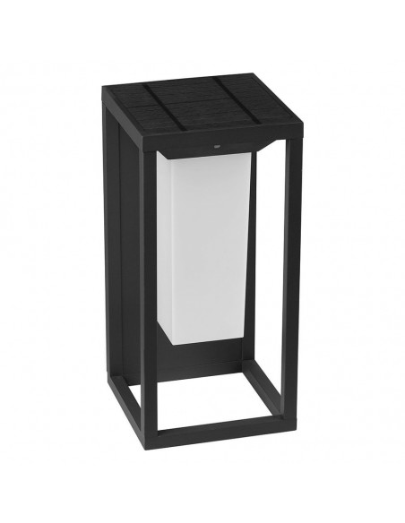 784-Lampada Solare LED Chip Samsung da Muro Esterno  Rettangolare Sensore di Movimento Crepuscolare e Modalità di Luminosità Cos