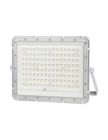 7845-Faro LED con Telecomando e Pannello Solare  Batteria sostituibile Cavo da m Colore Bianco -6