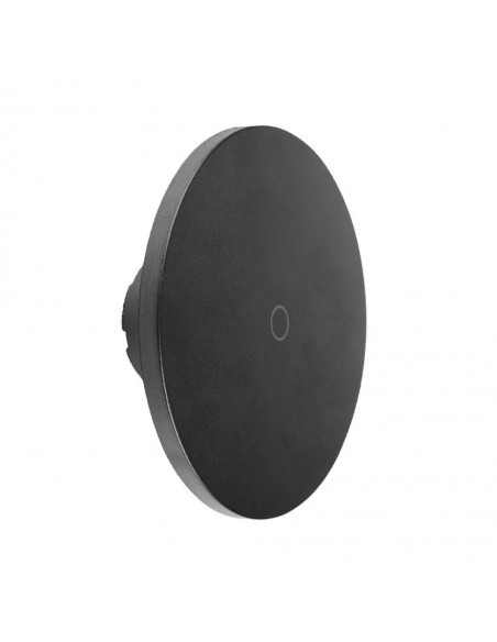 7853-Lampada LED da Muro Rotonda   Colore Nero in Dimmerabile -1
