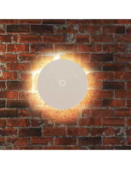 7854-Lampada LED da Muro Rotonda   Colore Bianco in Dimmerabile -4