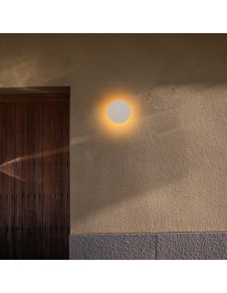 7854-Lampada LED da Muro Rotonda   Colore Bianco in Dimmerabile -5